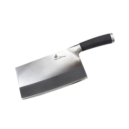 Zhen ZHEN A2T VG-10 Series 3-Layer Forged 8 in. TPR Handle Cleaver Bone Chopper Chef Butcher Knife A2T